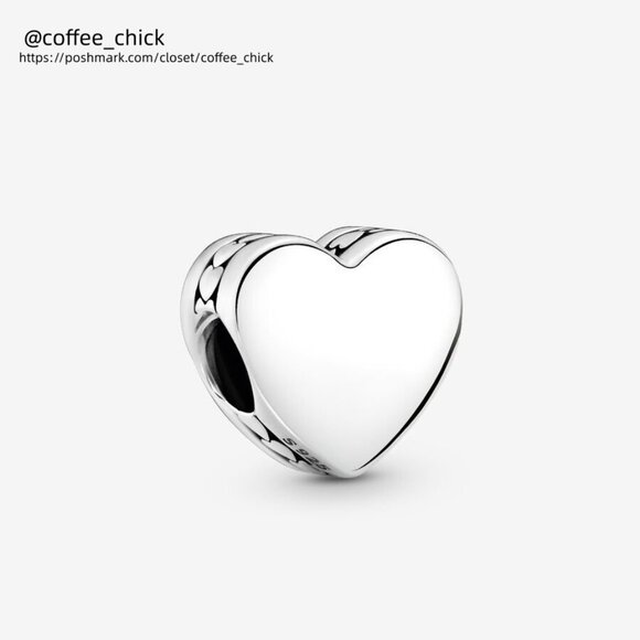 Pandora Engravable Besties Heart Charm|Pendant - Picture 2 of 2